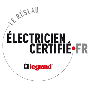 Logo Électricien certifié Legrand